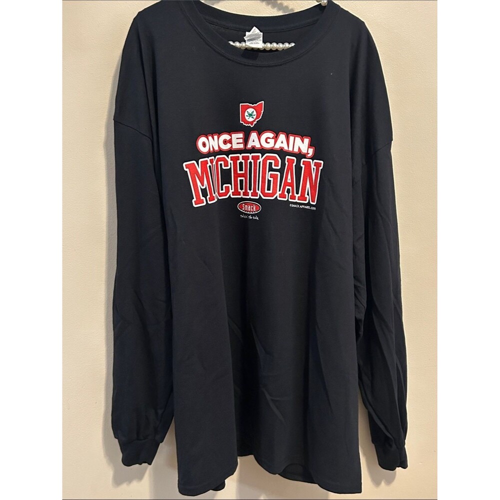 Ohio State Buckeyes 3XL Black Smack Apparel Once Again Michigan Is Our Bichigan